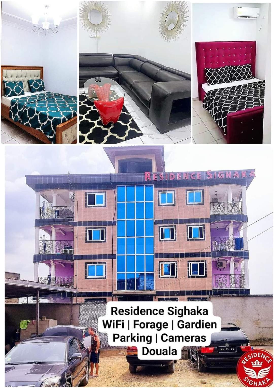 Residence Sighaka - Luxus Vip Apartment - Wifi, Gardien, Parking Douala Buitenkant foto
